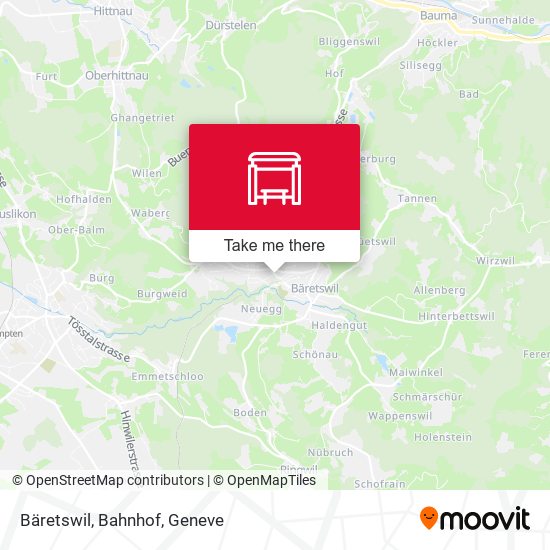 Bäretswil, Bahnhof map