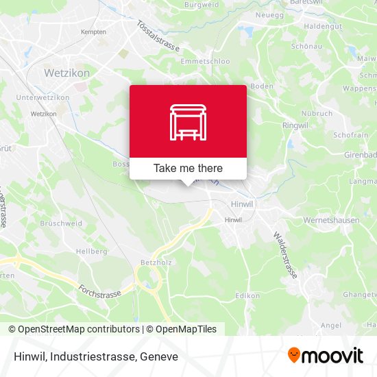 Hinwil, Industriestrasse map