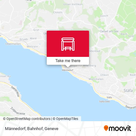 Männedorf, Bahnhof map