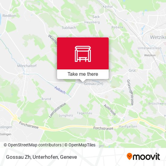 Gossau Zh, Unterhofen map