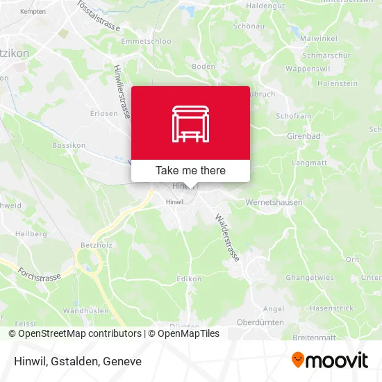 Hinwil, Gstalden plan