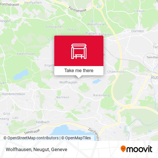 Wolfhausen, Neugut map