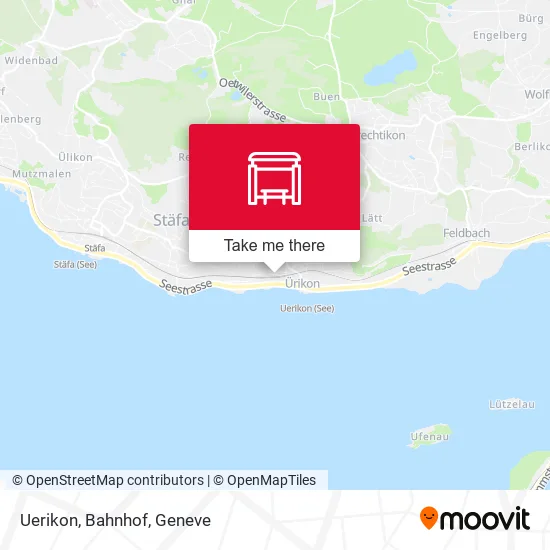 Uerikon, Bahnhof map