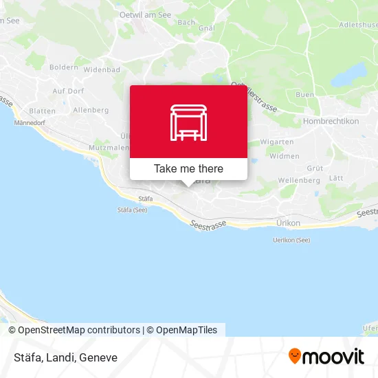 Stäfa, Landi map