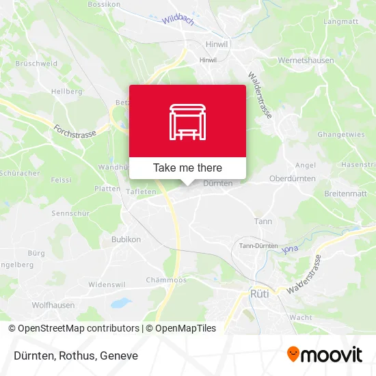 Dürnten, Rothus map