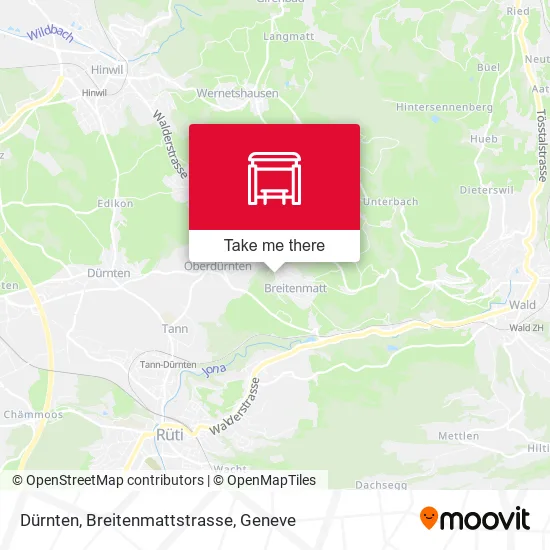 Dürnten, Breitenmattstrasse map
