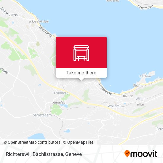 Richterswil, Bächlistrasse map