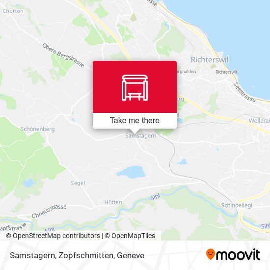 Samstagern, Zopfschmitten map