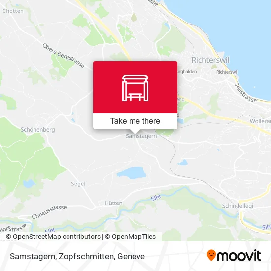 Samstagern, Zopfschmitten map