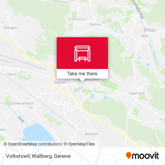 Volketswil, Wallberg map