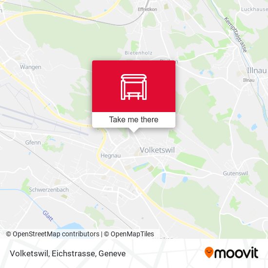 Volketswil, Eichstrasse map