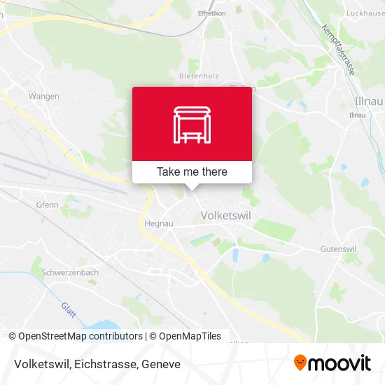 Volketswil, Eichstrasse map