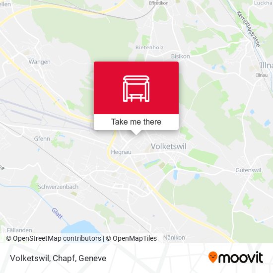 Volketswil, Chapf map