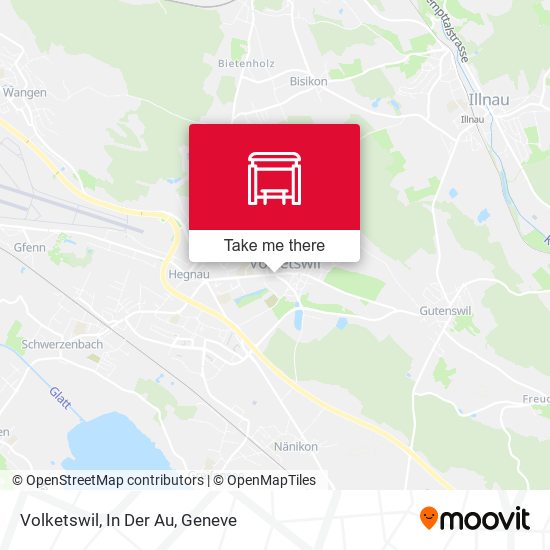 Volketswil, In Der Au map