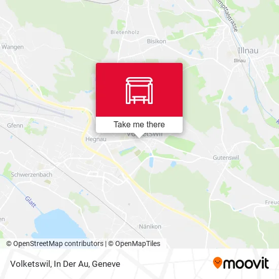 Volketswil, In Der Au map