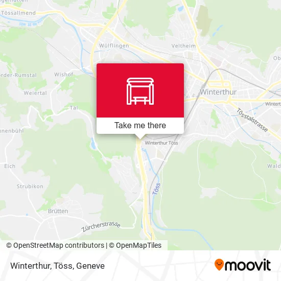 Winterthur, Töss map