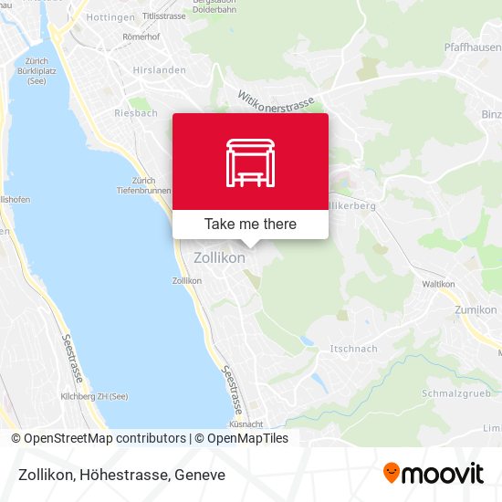Zollikon, Höhestrasse map