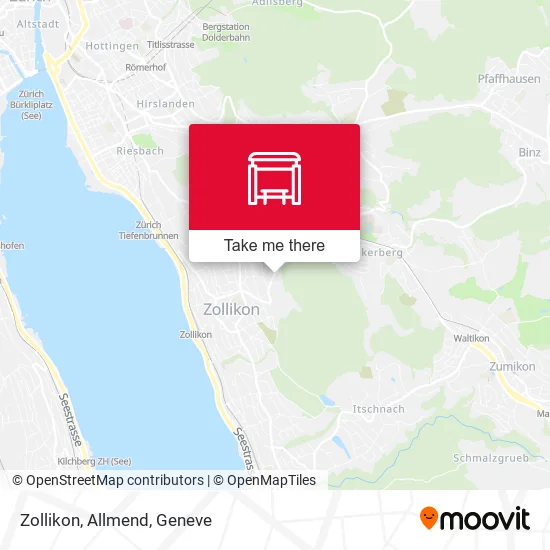 Zollikon, Allmend map