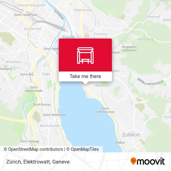 Zürich, Elektrowatt map