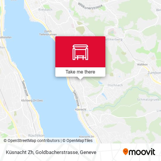 Küsnacht Zh, Goldbacherstrasse map