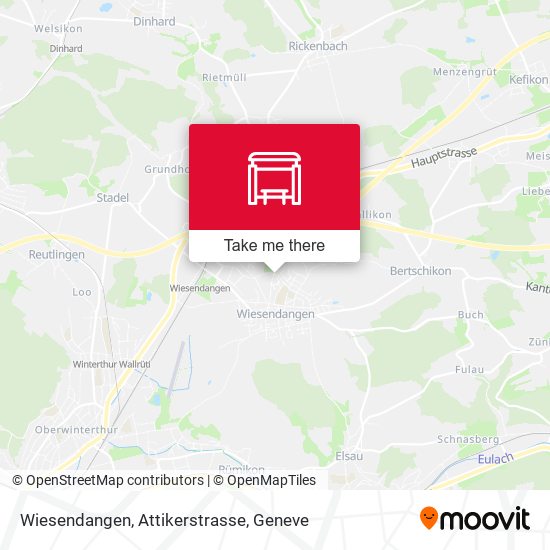 Wiesendangen, Attikerstrasse map