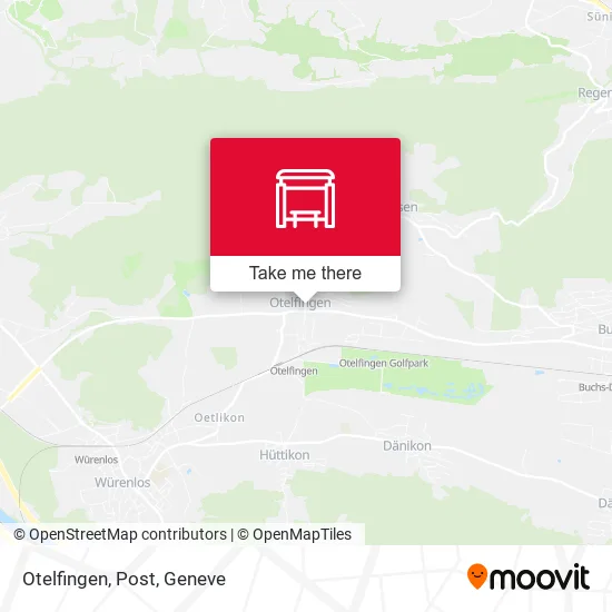 Otelfingen, Post map