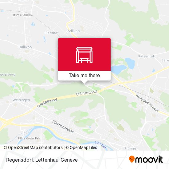 Regensdorf, Lettenhau map