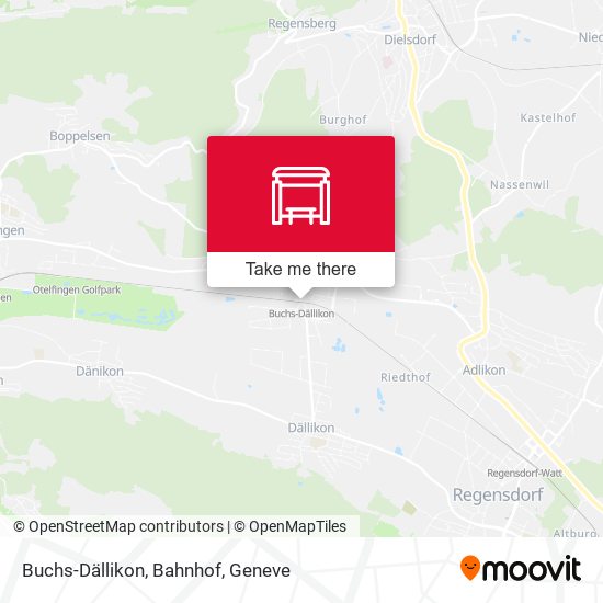 Buchs-Dällikon, Bahnhof map