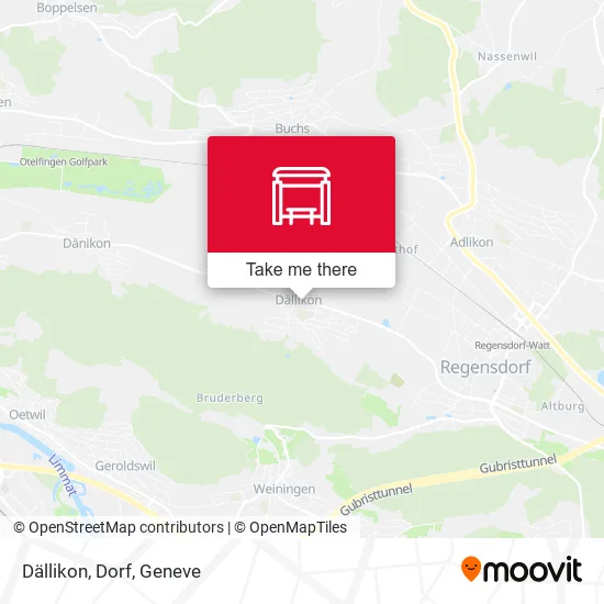 Dällikon, Dorf plan