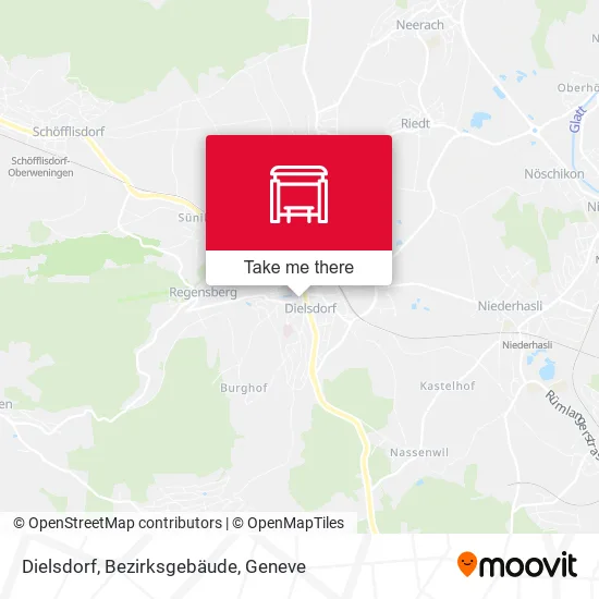 Dielsdorf, Bezirksgebäude map