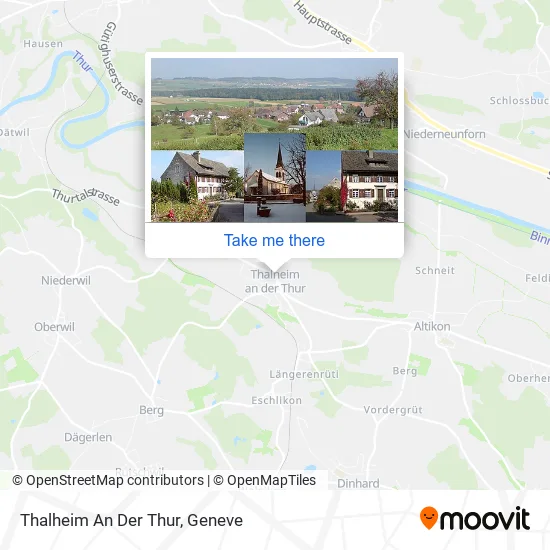 Thalheim An Der Thur map