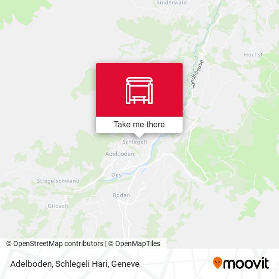 Adelboden, Schlegeli Hari map