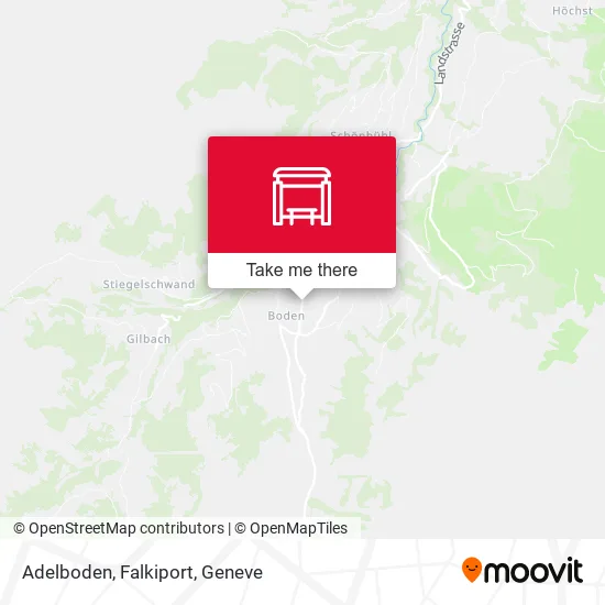 Adelboden, Falkiport map