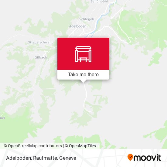 Adelboden, Raufmatte map