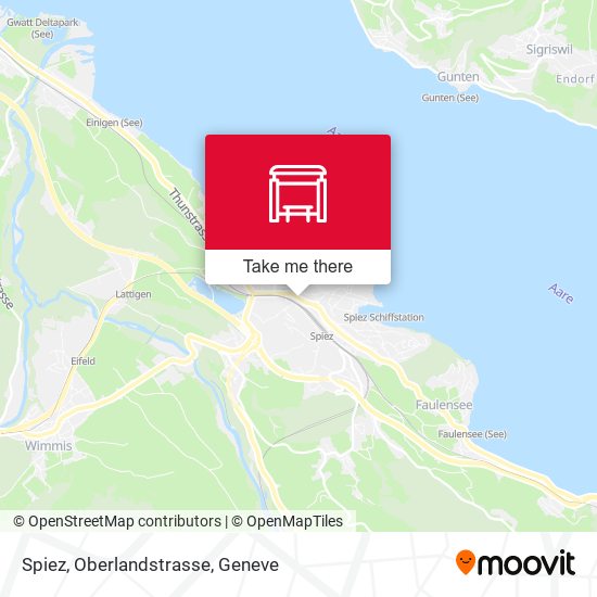 Spiez, Oberlandstrasse map