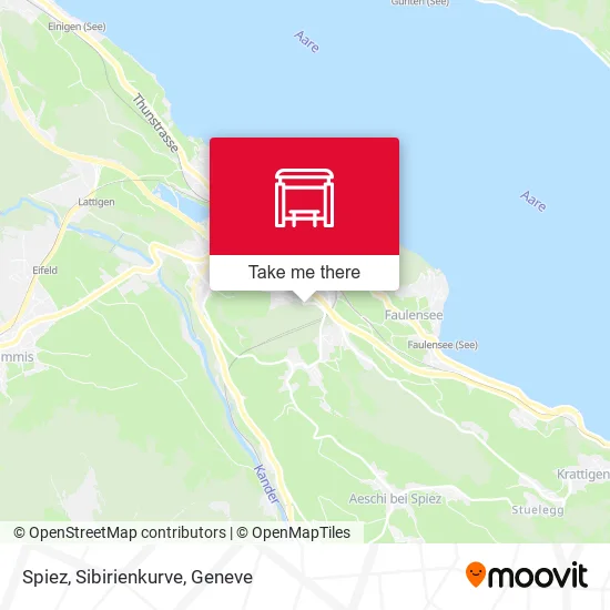Spiez, Sibirienkurve map