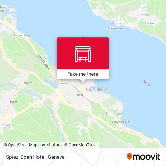 Spiez, Eden Hotel map