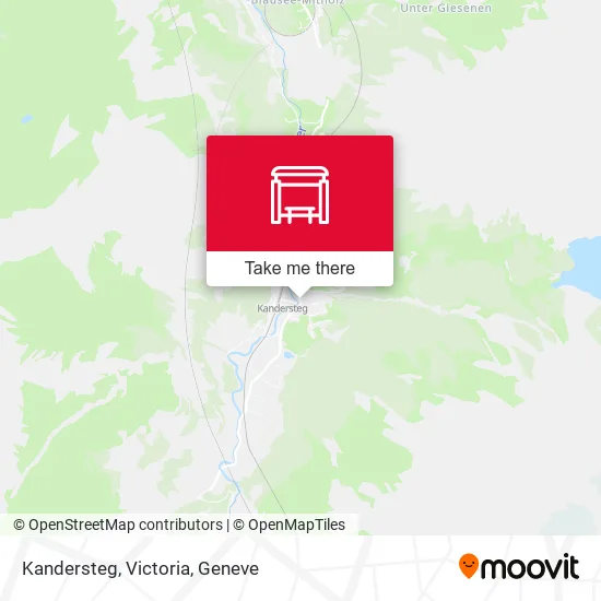 Kandersteg, Victoria map