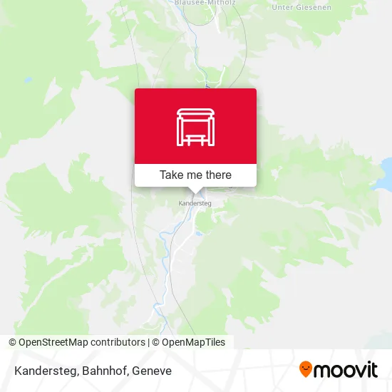 Kandersteg, Bahnhof map