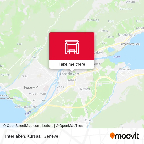 Interlaken, Kursaal map