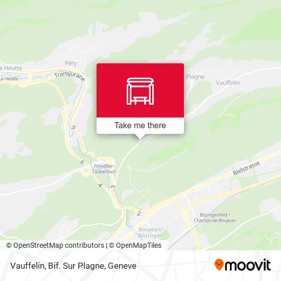 Vauffelin, Bif. Sur Plagne map