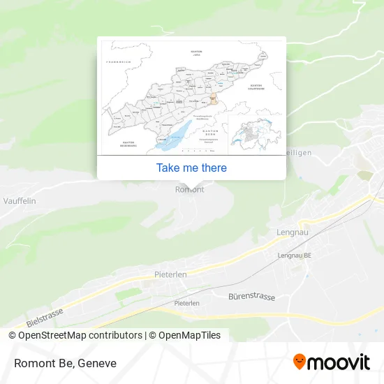 Romont Be map