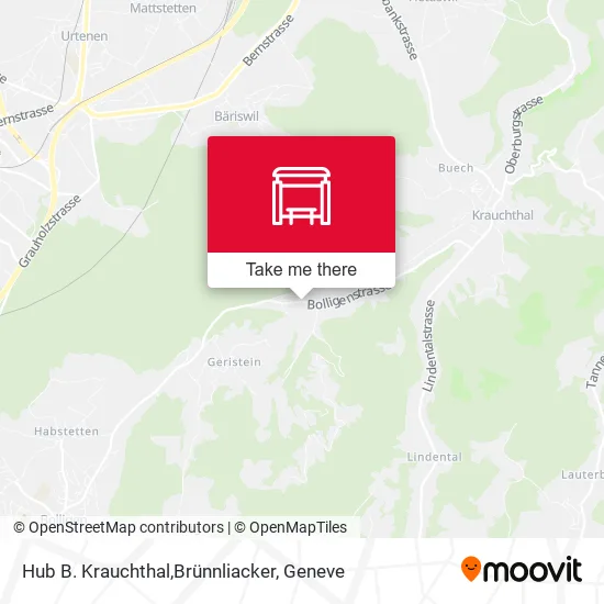 Hub B. Krauchthal,Brünnliacker map