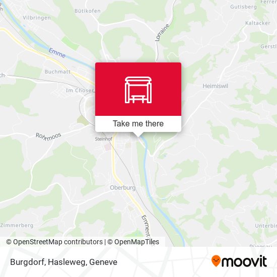 Burgdorf, Hasleweg map