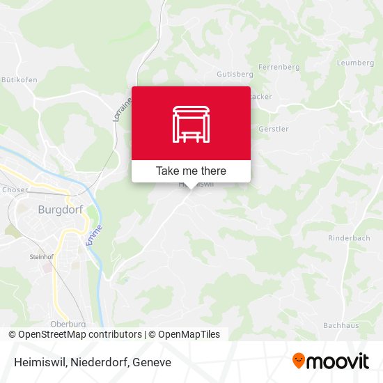 Heimiswil, Niederdorf map