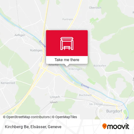 Kirchberg Be, Elsässer map