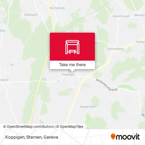 Koppigen, Sternen map