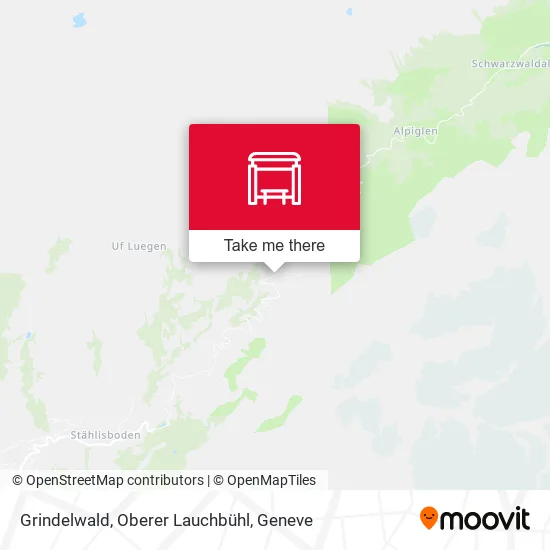 Grindelwald, Oberer Lauchbühl map