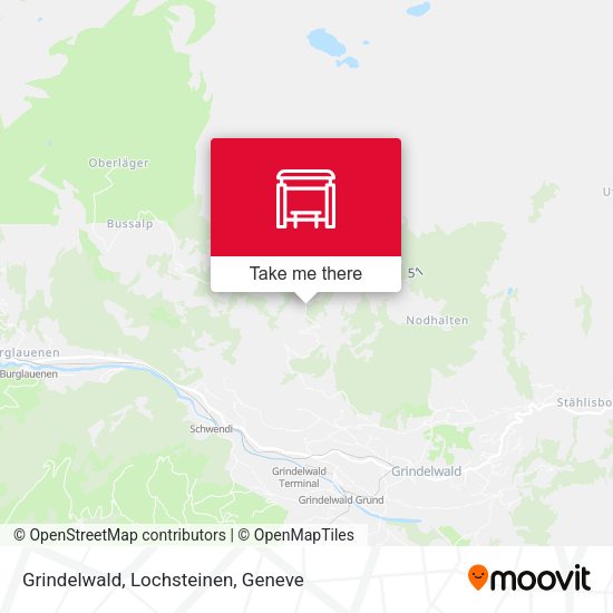 Grindelwald, Lochsteinen map