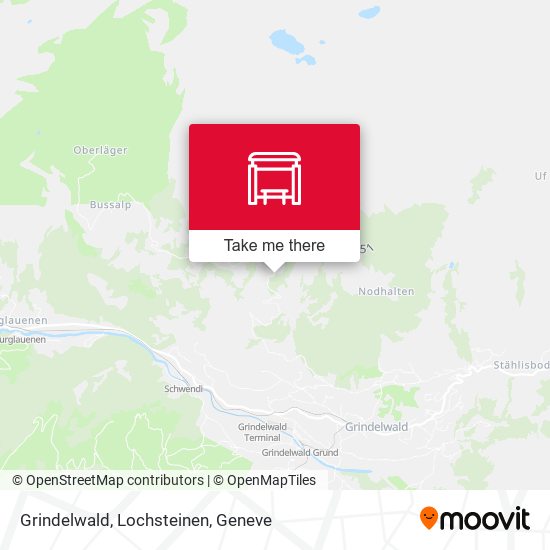 Grindelwald, Lochsteinen map